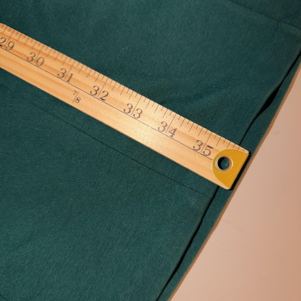 J Crew Dress Womens Large Green Long Sleeve Ponte Knit Sheath Knee Length Jewel - Picture 16 of 16